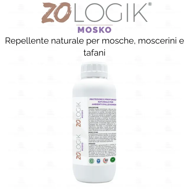 ZoLogik Mosko repellente mosche 1L concentrato biodegradabile