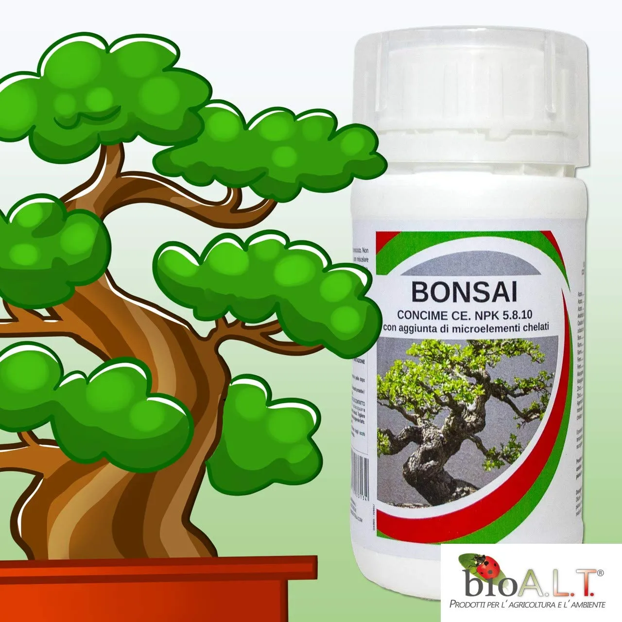 BIOALT Bonsai concime liquido 250 ml ficus vaso