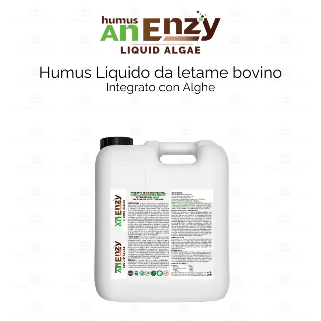ZoLogik Humus AnEnzy Liquid Algae concime 5L bio