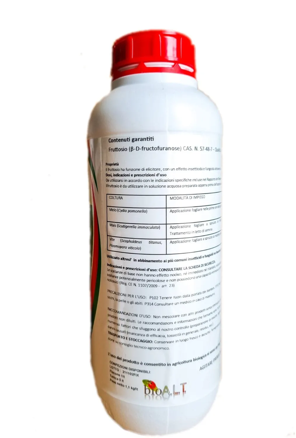BioAlt Fixar adesivante bagnante naturale 1 L al fruttosio