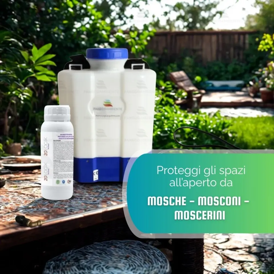 ZoLogik Kit Fly Control kit antimosche sprayer 10L + Mosko