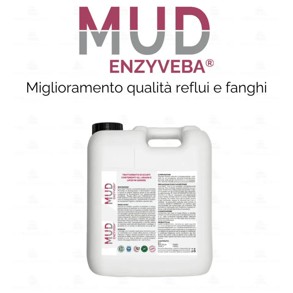 ZoLogik EnzyVeba Mud concentrato 5L per vasche e fanghi