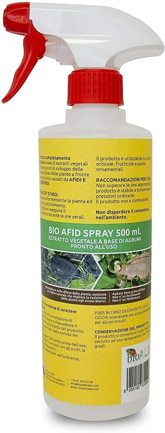 Bio A.L.T. Bio Afid Insetticida Spray Agrumi 500 ml Naturale