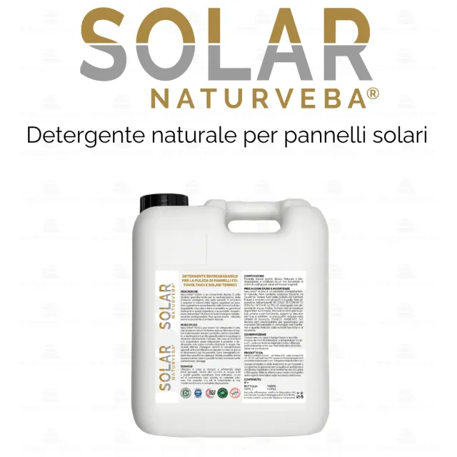 ZoLogik NaturVeba Solar detergente fotovoltaico 5L naturale