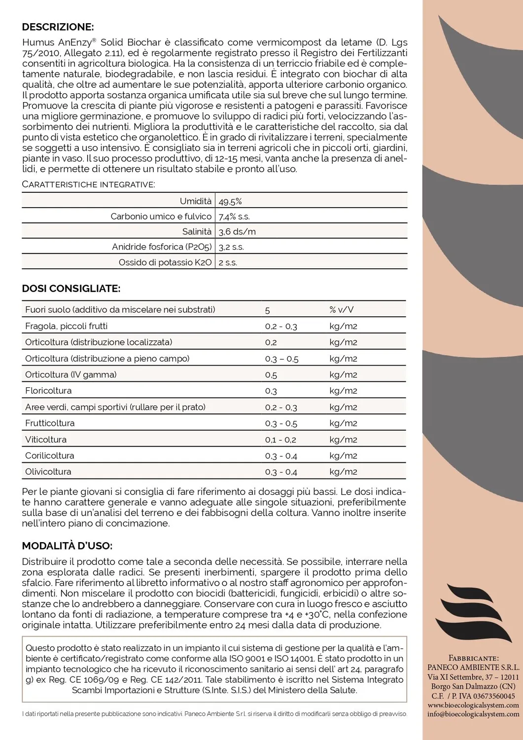 ZoLogik Humus AnEnzy Solid Biochar 8,5 q