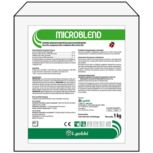 Lgobbi Microblend concime microelementi chelati clorosi
