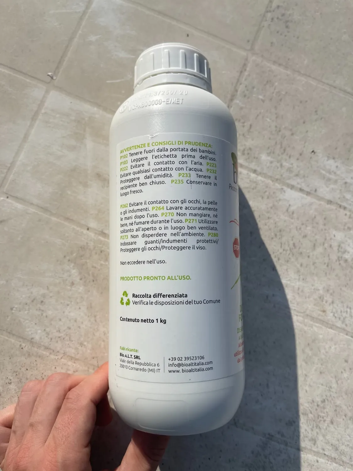 BIOALT Formiche disabituante granulare 1 kg naturali