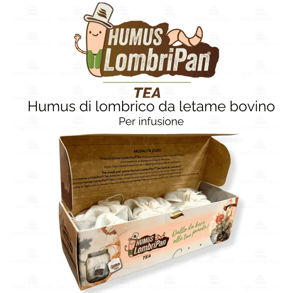 ZoLogik Humus LombriPan Tea humus 6 bustine 15g radicale