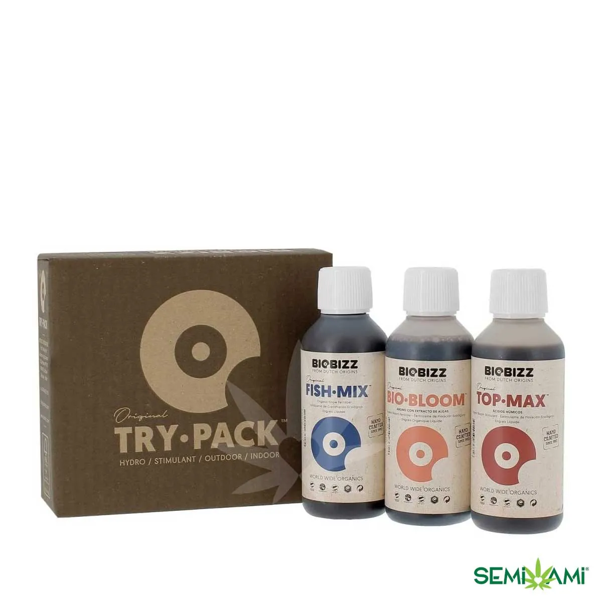 Biobizz TryPack Outdoor Kit Concime Naturale 1-4 Piante