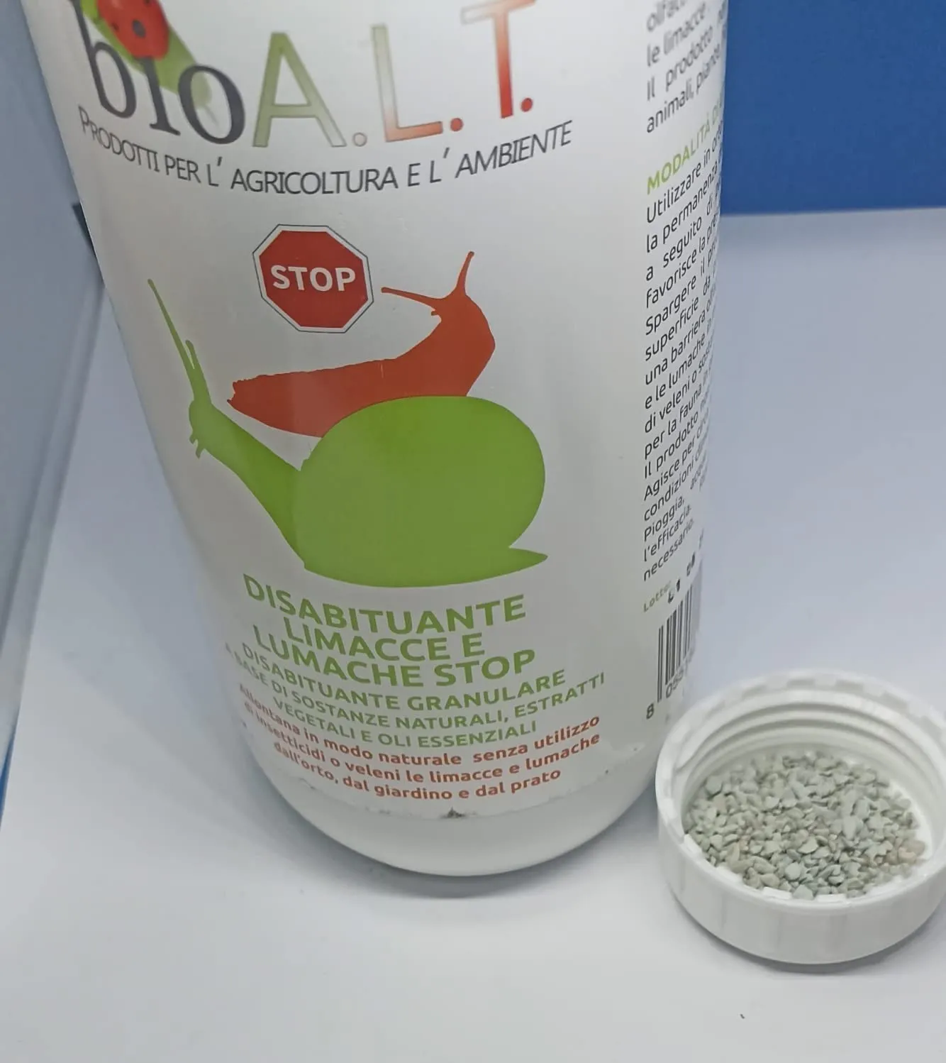 BIOALT Antilumaca repellente granulare barriera 1 kg naturale