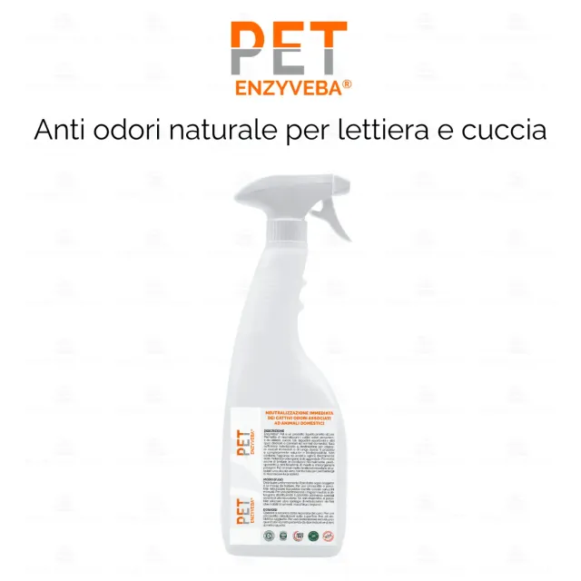 ZoLogik EnzyVeba Pet spray antiodore 750 ml naturale
