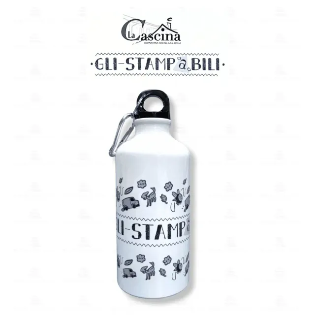 ZoLogik Gli Stampabili borraccia ceramica 500ml personalizzata