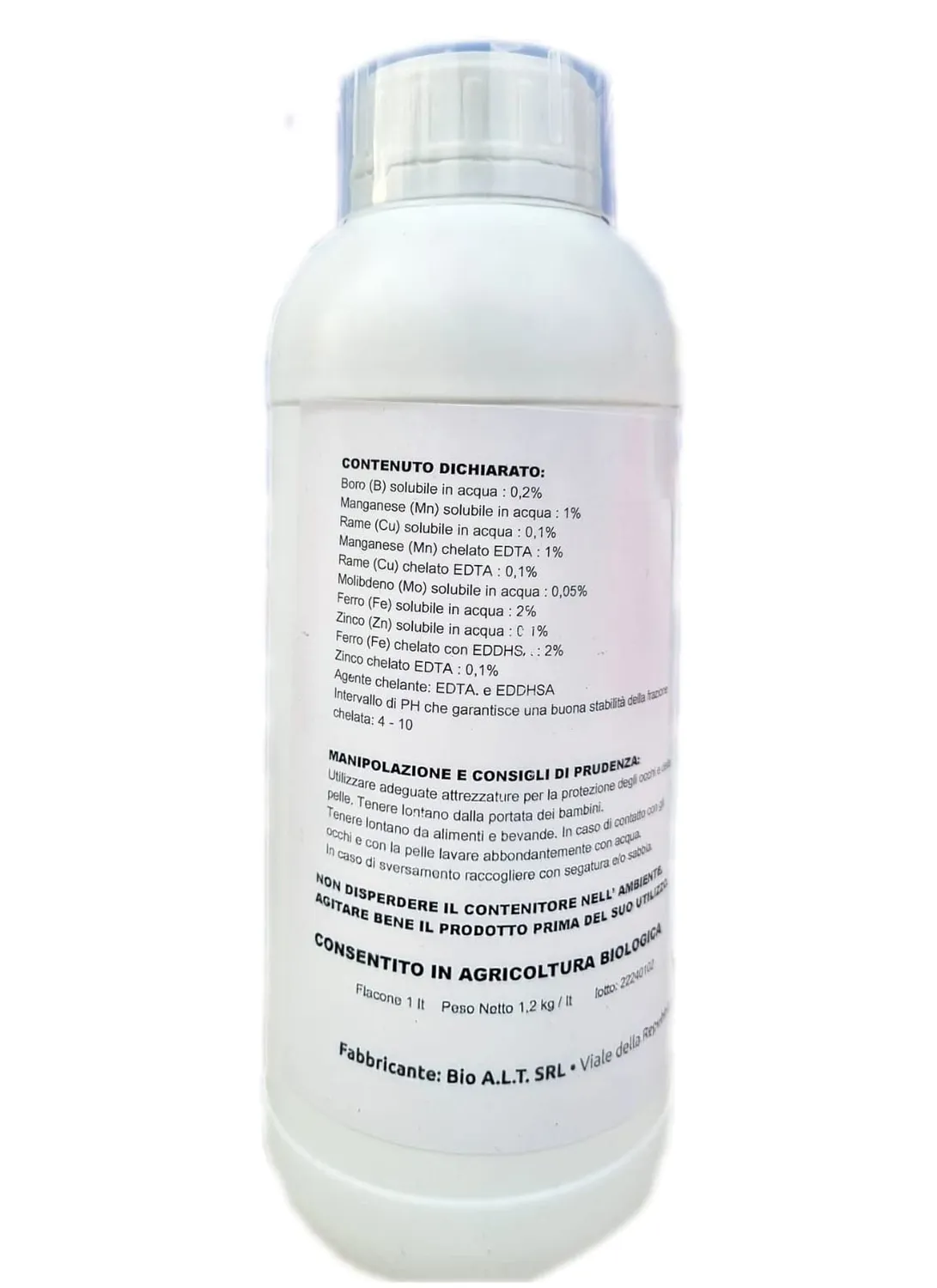 Bioalt Microelementi Chelati Concime 1 L ferro