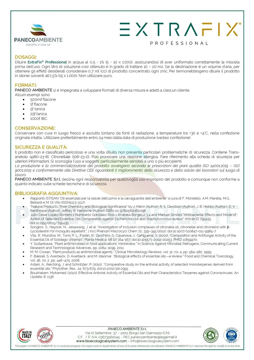 ZoLogik ExtraFix Professional detergente 5L concentrato