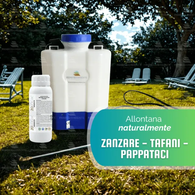 ZoLogik Kit Mosquito Mist kit antizanzare con sprayer