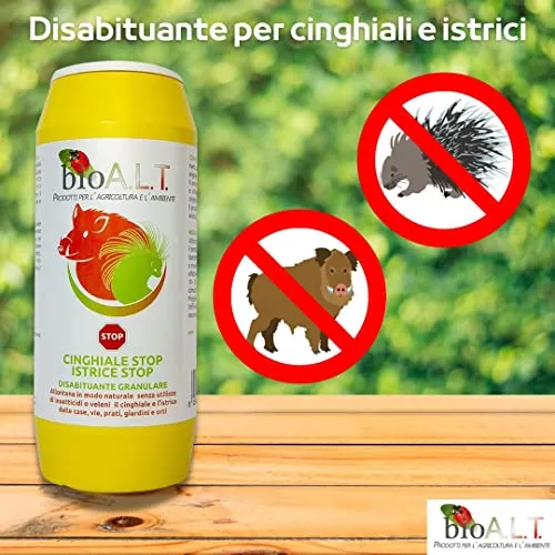 BIOALT Stop Cinghiali repellente granulare oli essenziali 1 kg