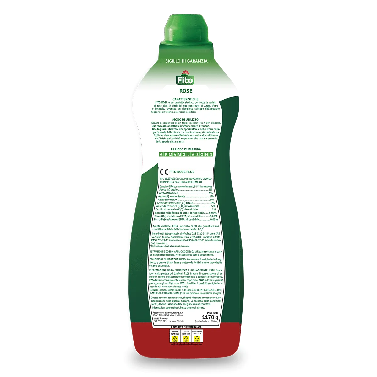 Fito Rose Plus concime liquido rose