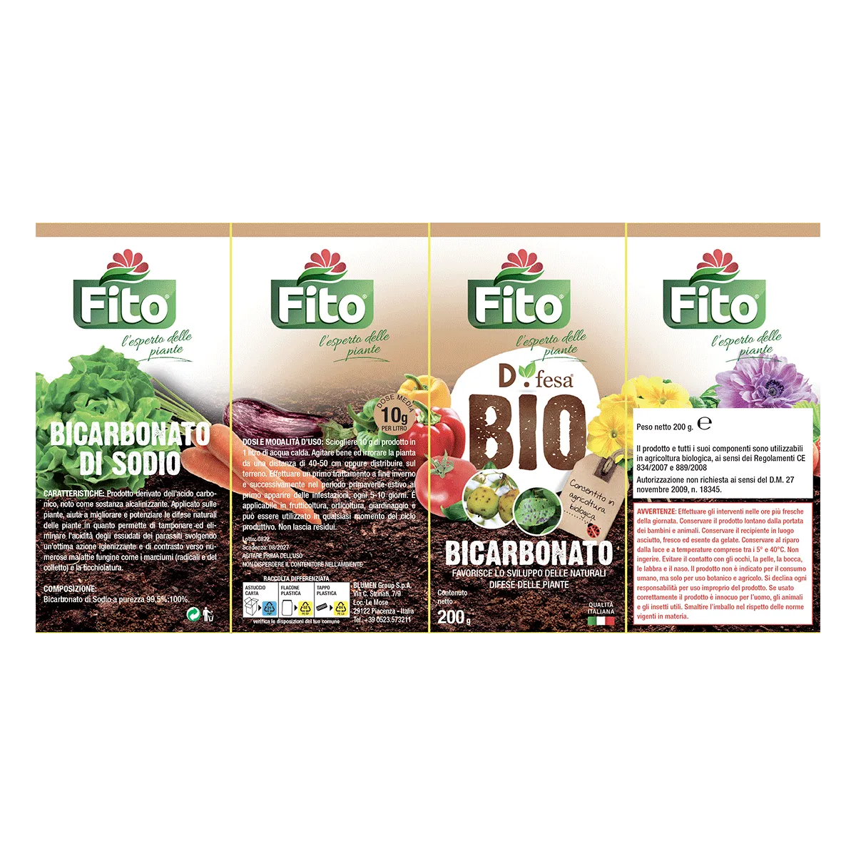 Fito Bicarbonato di sodio piante 99,5%