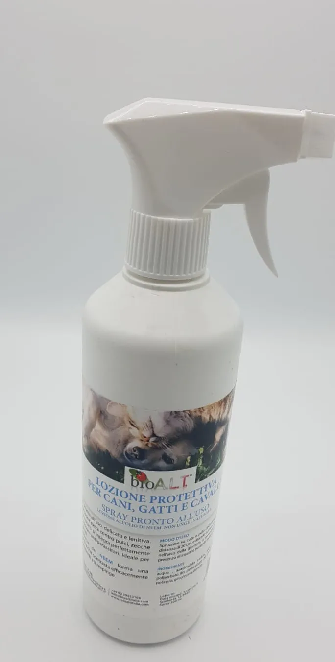 Bio A.L.T. Olio di Neem Spray Repellente Animali 500 ml Naturale