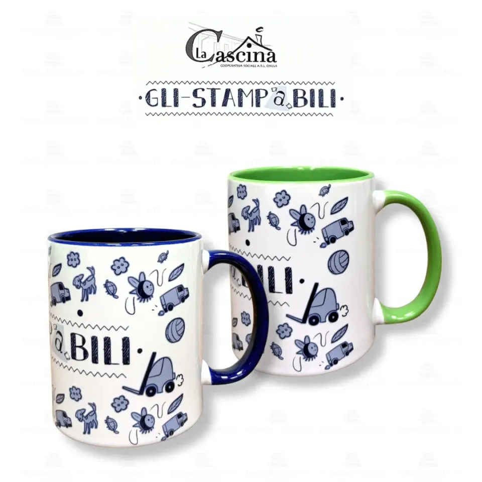 ZoLogik Gli Stampabili Tazza Personalizzabile in Ceramica