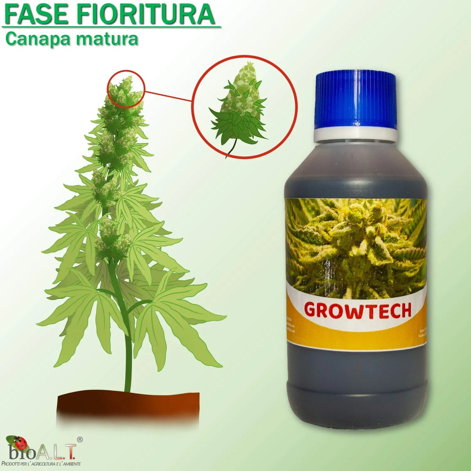 Bioalt Trio Indoor Concime kit crescita fioritura