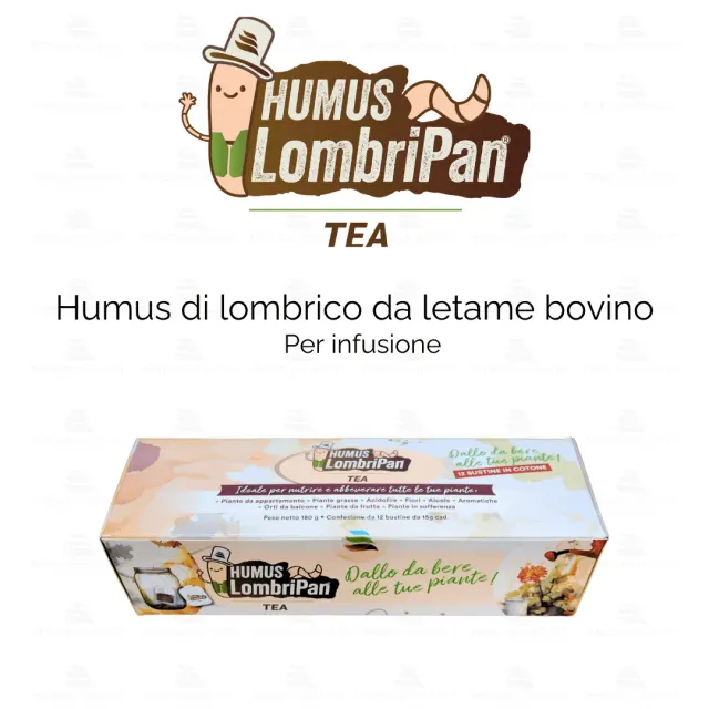 ZoLogik Humus LombriPan Tea humus 12 bustine naturale