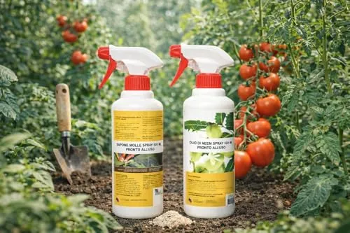 BIOALT Olio Neem Sapone Molle spray pronto uso 2x500 ml