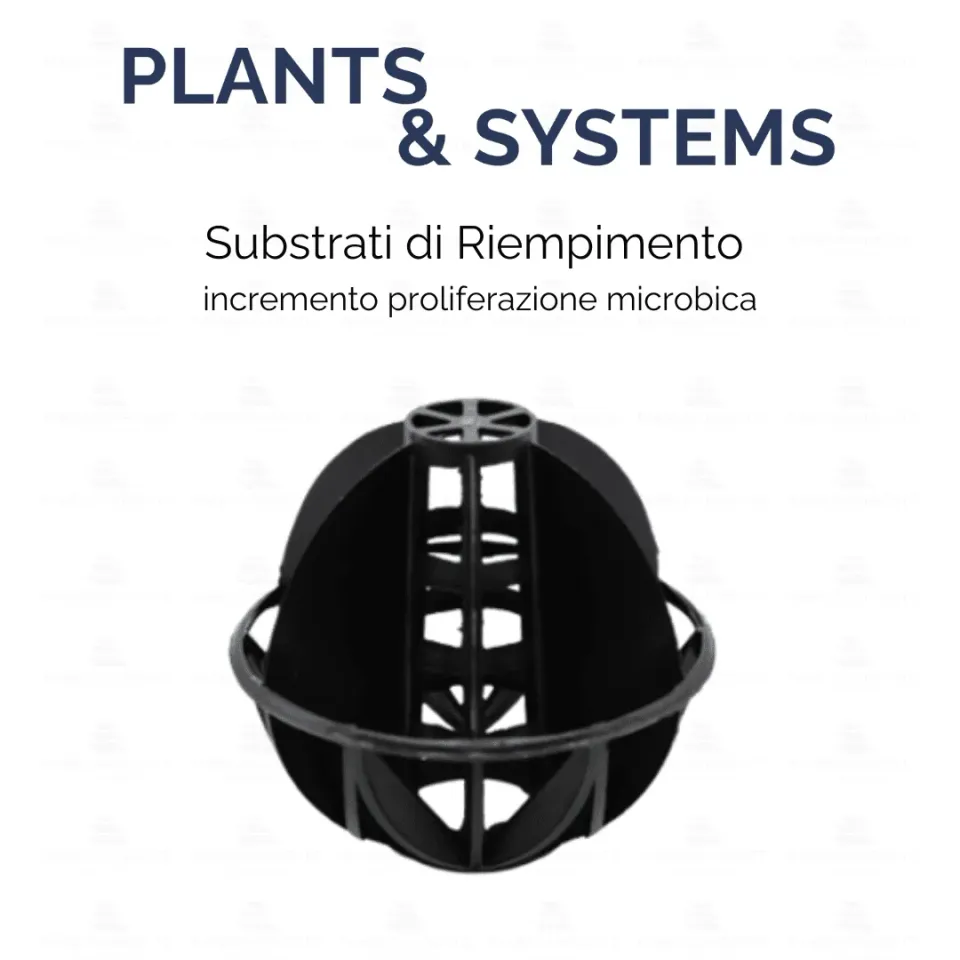Spheric substrato riempimento percolatore Big Bag 1m3