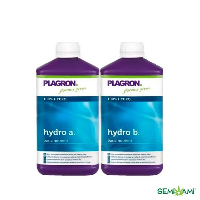 Plagron Hydro A+B Fertilizzante Minerale 2x1L Idroponica