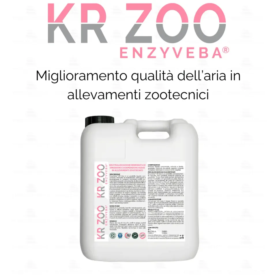 ZoLogik EnzyVeba KR Zoo neutralizzatore odori 5L BIO