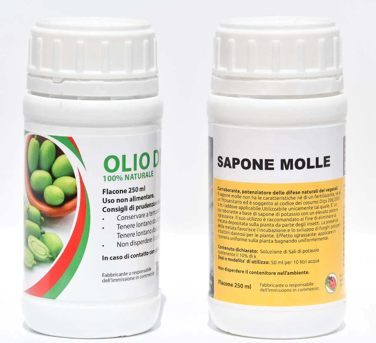 BIOALT Olio Neem Sapone Molle spray pronto uso 2x500 ml