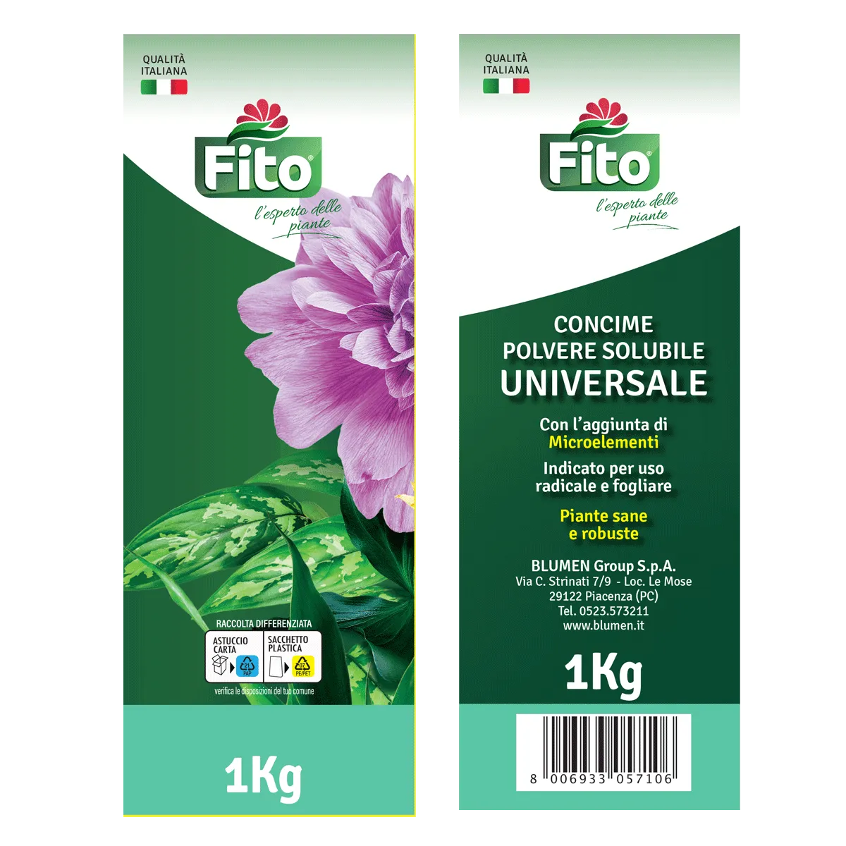 Fito Concime Universale in Polvere NPK 20-20-20