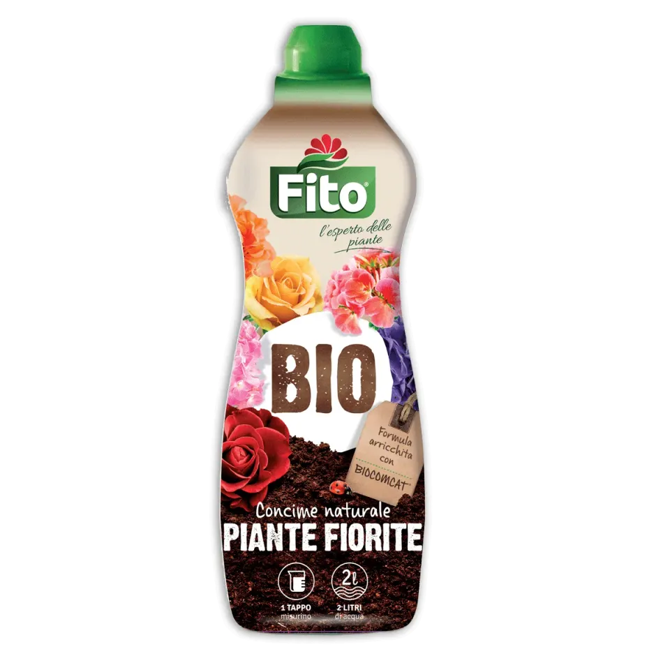 Fito Biofito concime liquido naturale piante fiorite e verdi