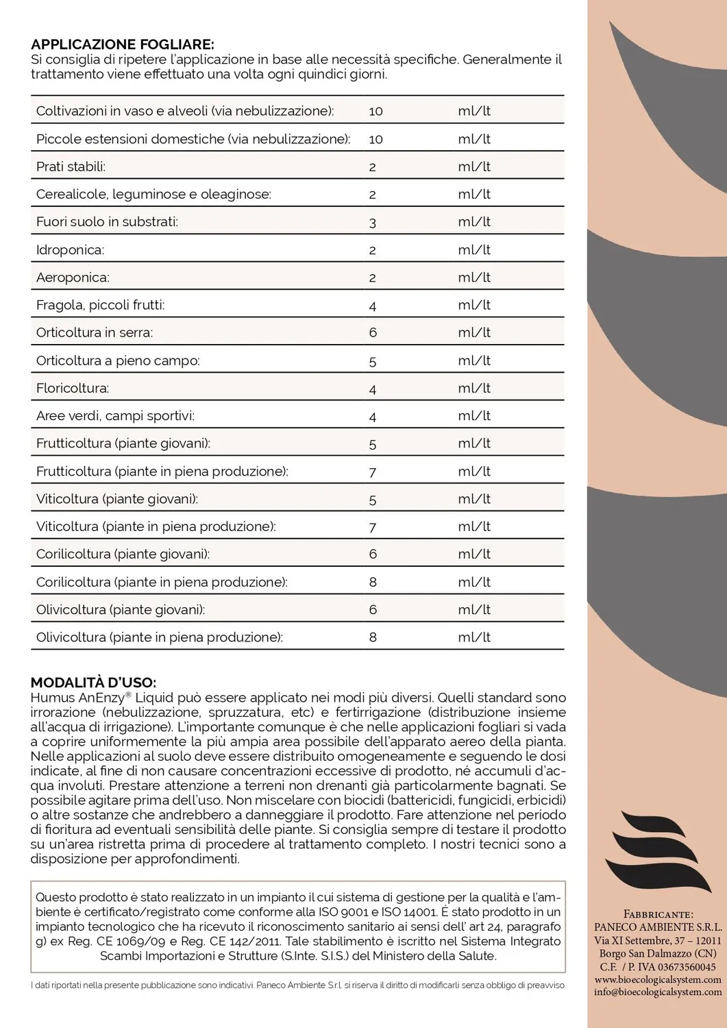 ZoLogik Humus AnEnzy Biochar concime liquido 5L bio