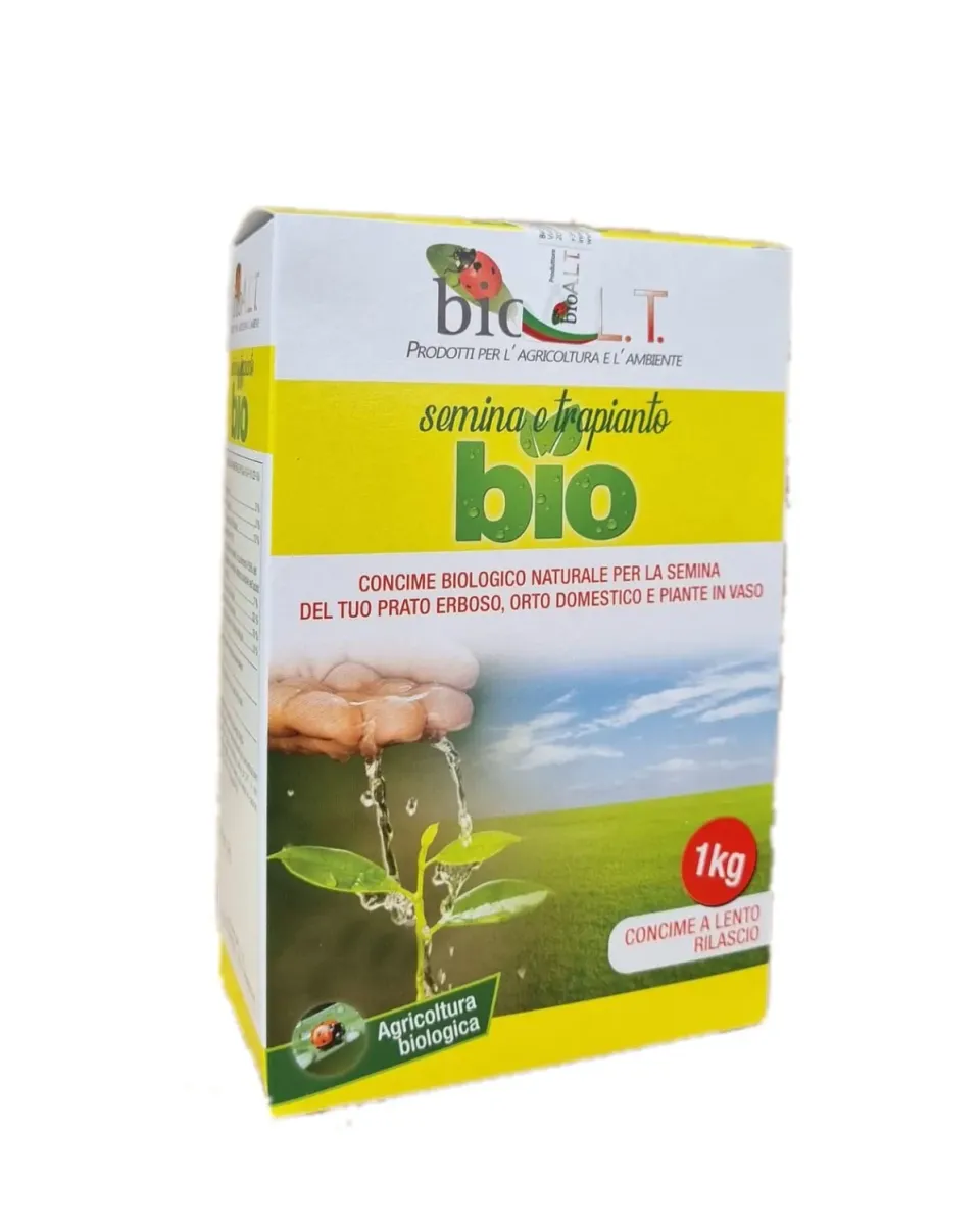 Bioalt Semina e Trapianto concime granulare 1 kg bio