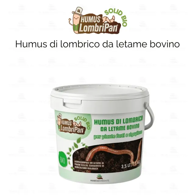 ZoLogik Humus LombriPan Solid Bio Ammendante 1,5kg/3,5L