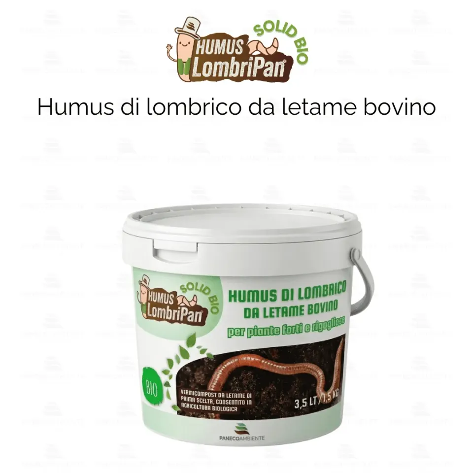 ZoLogik Humus LombriPan Solid Bio Ammendante 1,5kg/3,5L