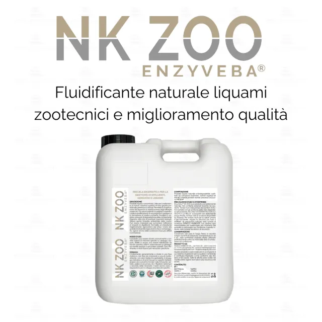 ZoLogik EnzyVeba NK Zoo trattaliquami stalla 5L