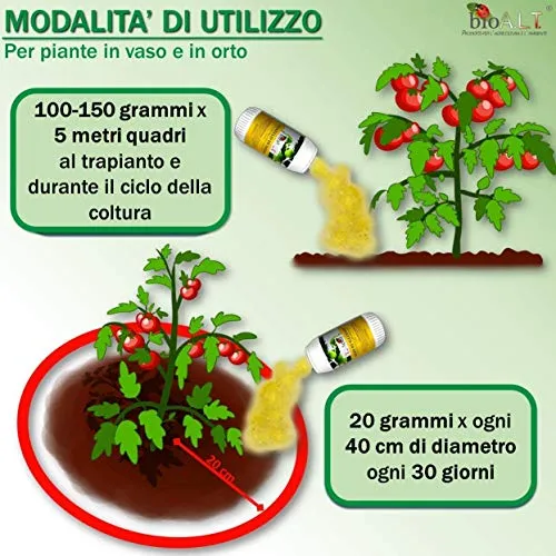 BIOALT Panello di Neem polvere 500 g insetticida