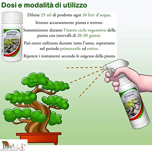 Bioalt Bonsai Concime liquido 1 litro naturale