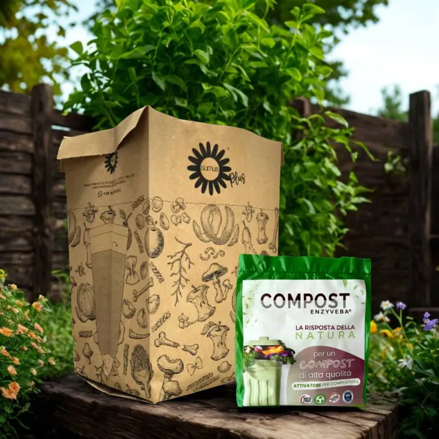 ZoLogik Kit Zero Waste compost 50 sacchi