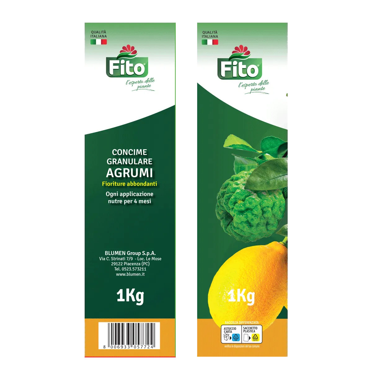 Fito Concime granulare Agrumi NPK 11-8-15 con magnesio