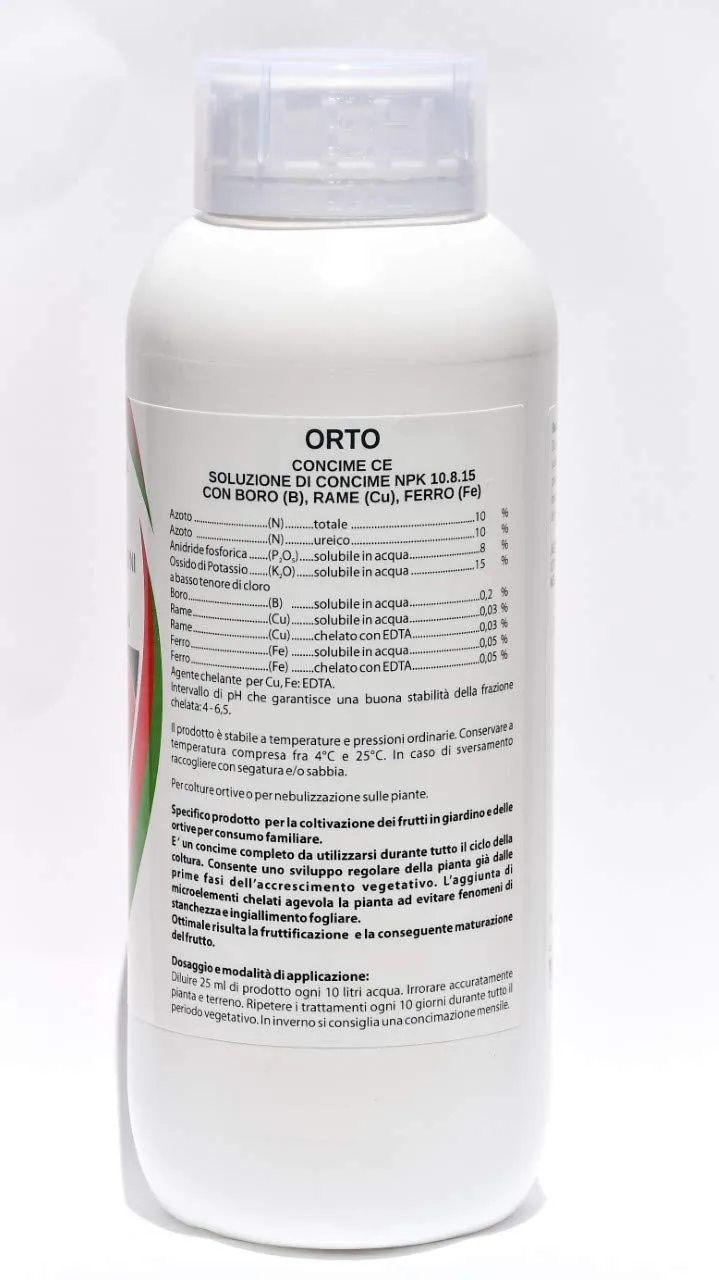 Bio A.L.T. Orto concime liquido 1 litro ortaggi NPK