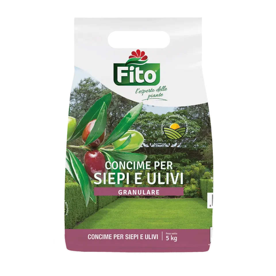 Fito Concime per Siepi e Ulivi granulare NPK 8-16-20
