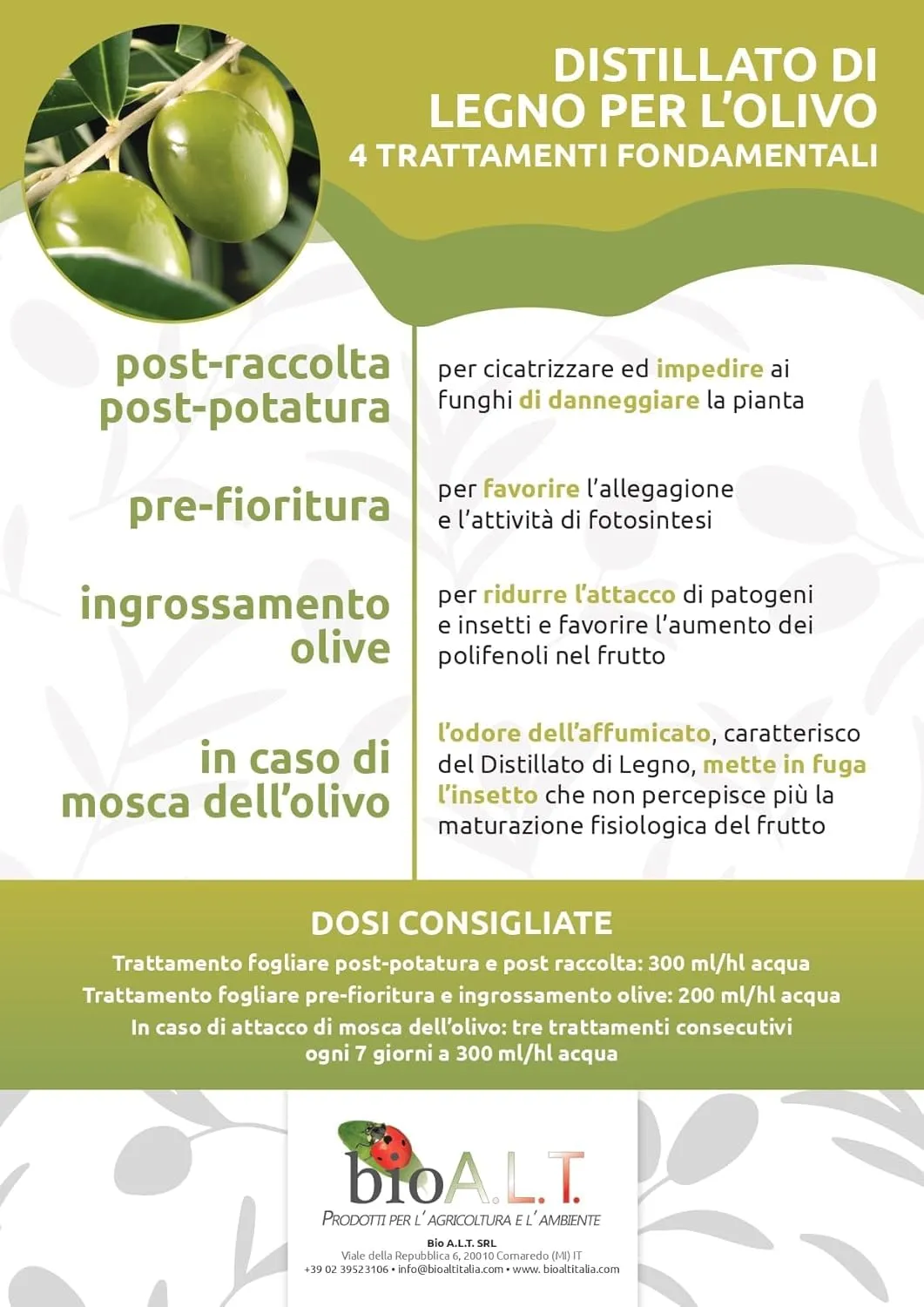 BIOALT Legno distillato corroborante 1 litro bio