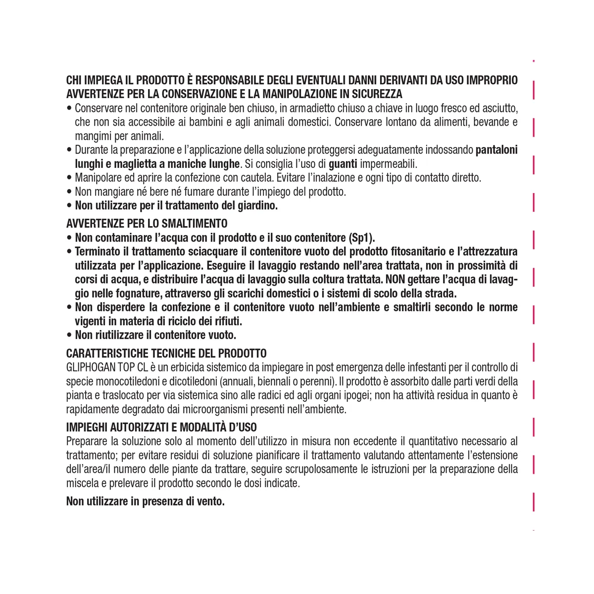 Fito Biofito Diserbante Totale PFnPE erbicida