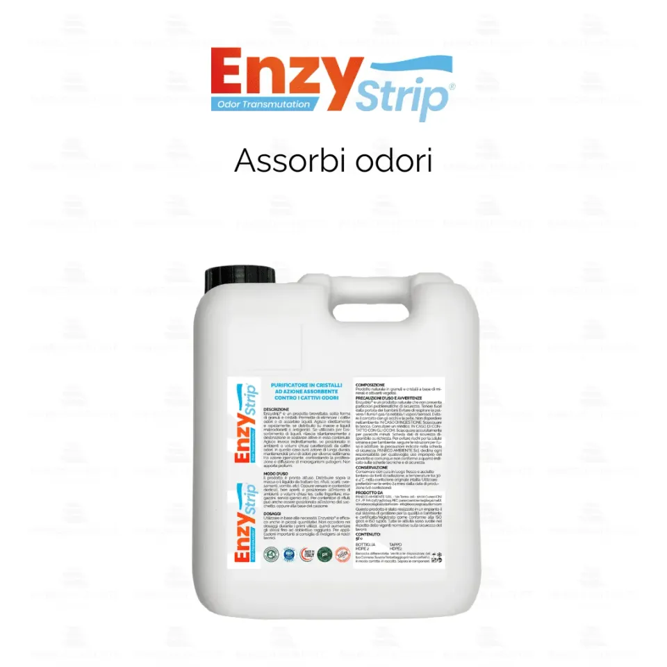ZoLogik EnzyStrip assorbi odori 5L granuli