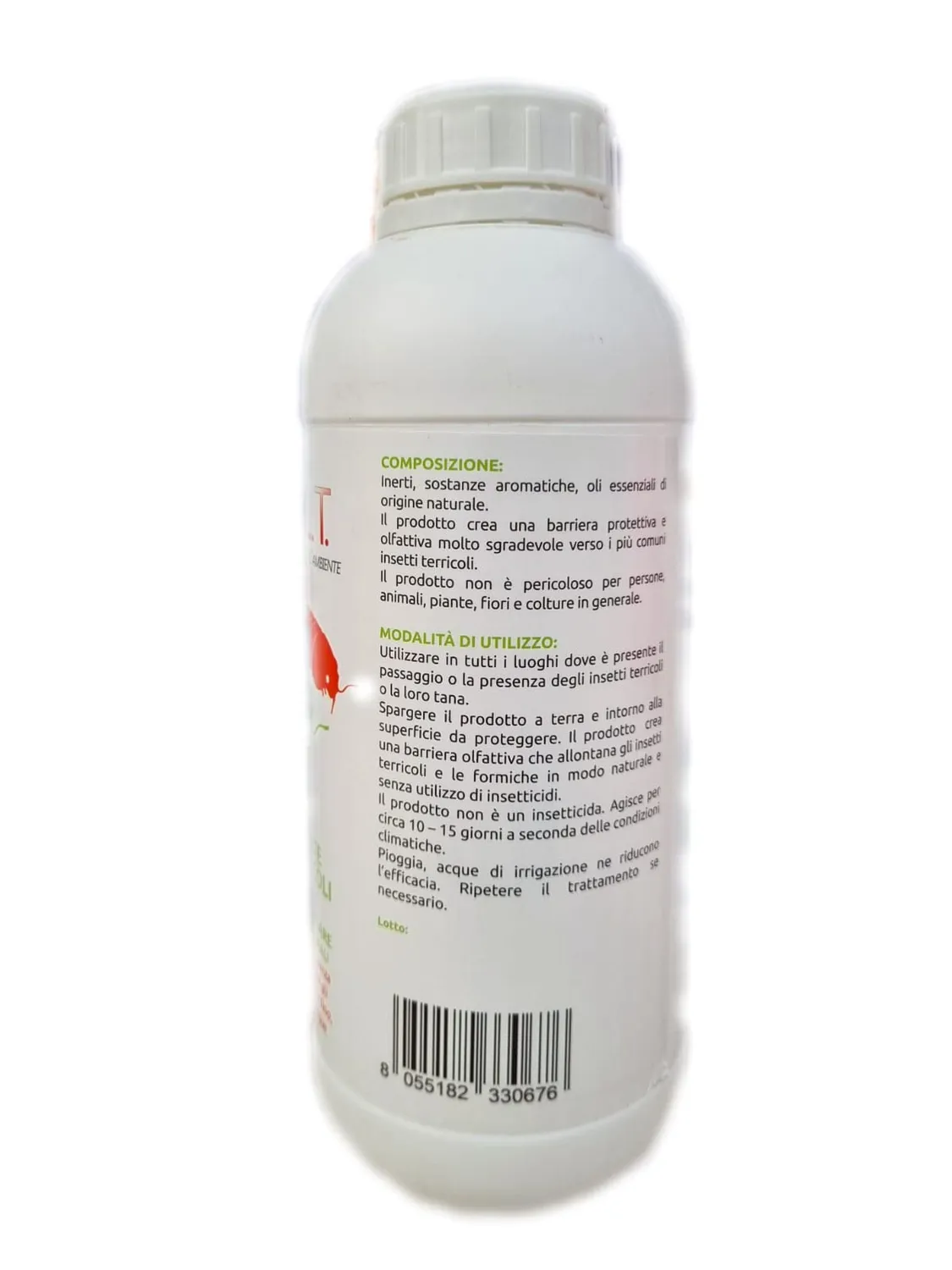 BioAlt Disabituante Granulare insetti terricoli 1 kg oli essenziali