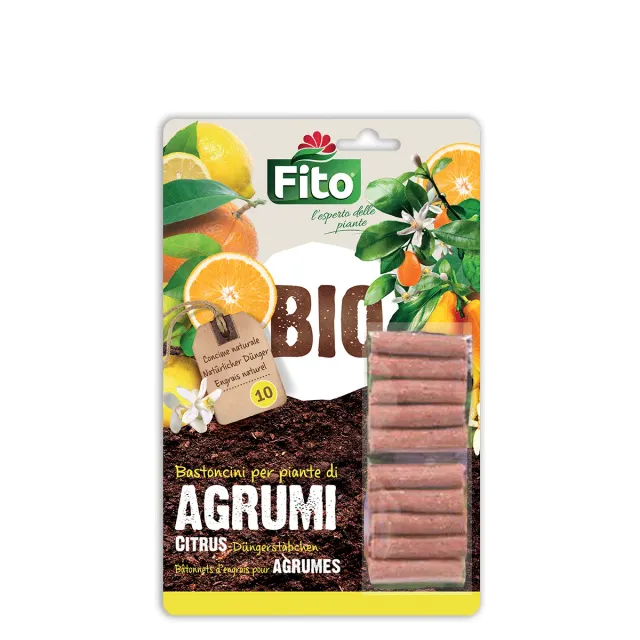 Fito Bastoncini Bio per Agrumi in Vaso Organico