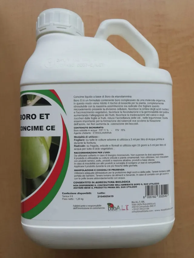 Bioalt Boro Et Concime liquido 5 litri boro